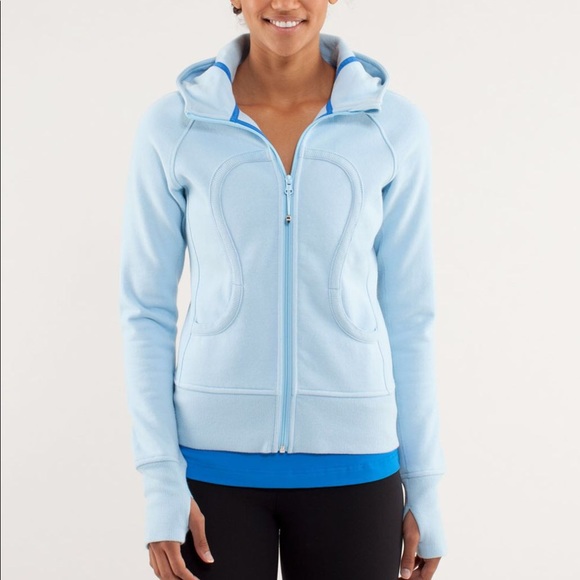 lululemon athletica Tops - Lululemon Scuba Hoodie - Caspian Blue